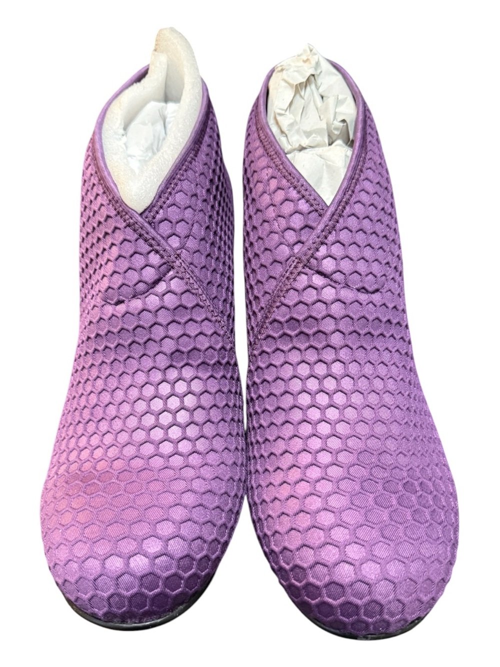 United Nude Fold Mid Purple Ankle Booties Heels EU 42 US 11 NIB